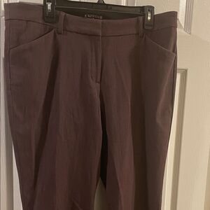 Express Size 14 Women's Cocoa Straight Leg Pants